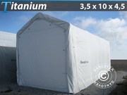 Boat Shelter Titanium 3.5x10x3.5x4.5 m