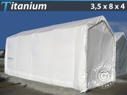Boat Shelter Titanium 3.5x8x3x4 m
